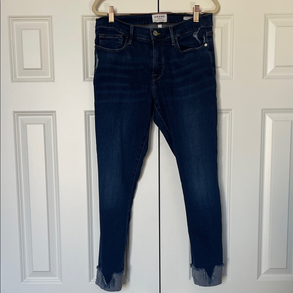 Frame Le Skinny de Jeanne Crop Ankle Denim